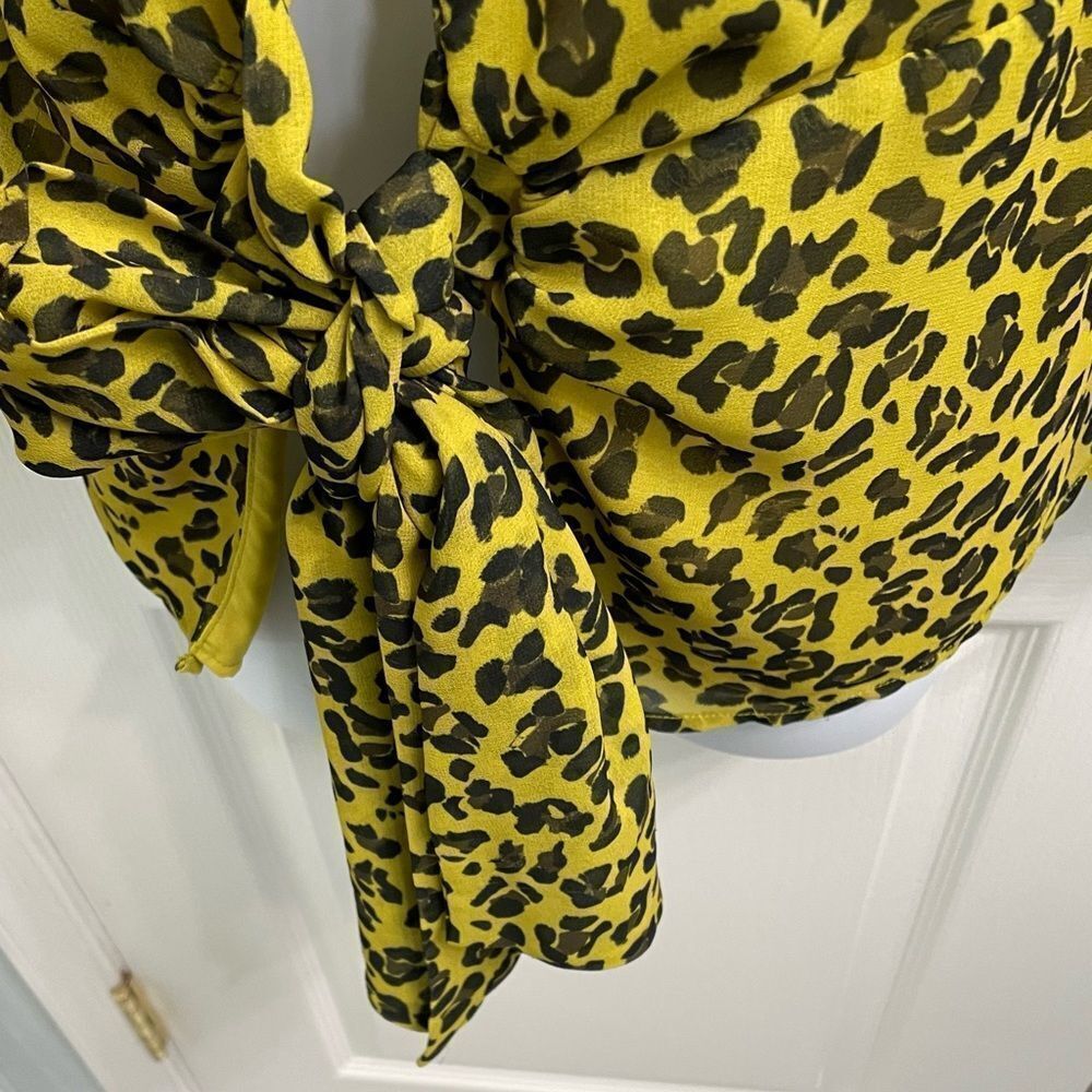 Sweet Pea New York & Company by Stacy Frati Animal Print Blouse - Picture 8 of 10